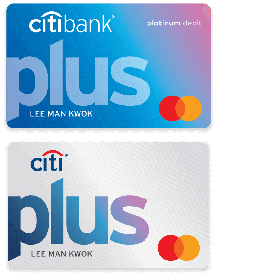 Citi Plus萬事達卡扣賬卡及Citi Plus信用卡