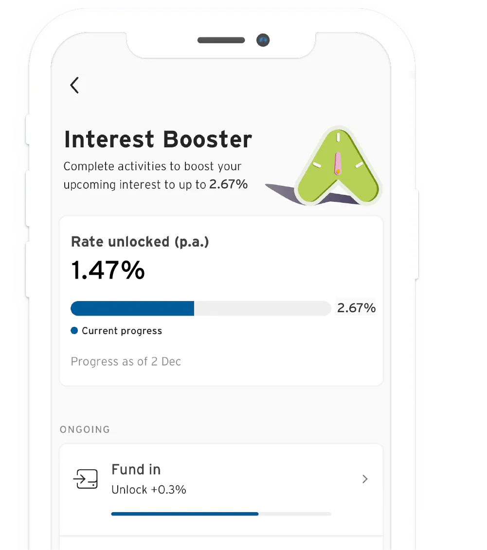 Citi Interest Booster on the Citi Mobile App